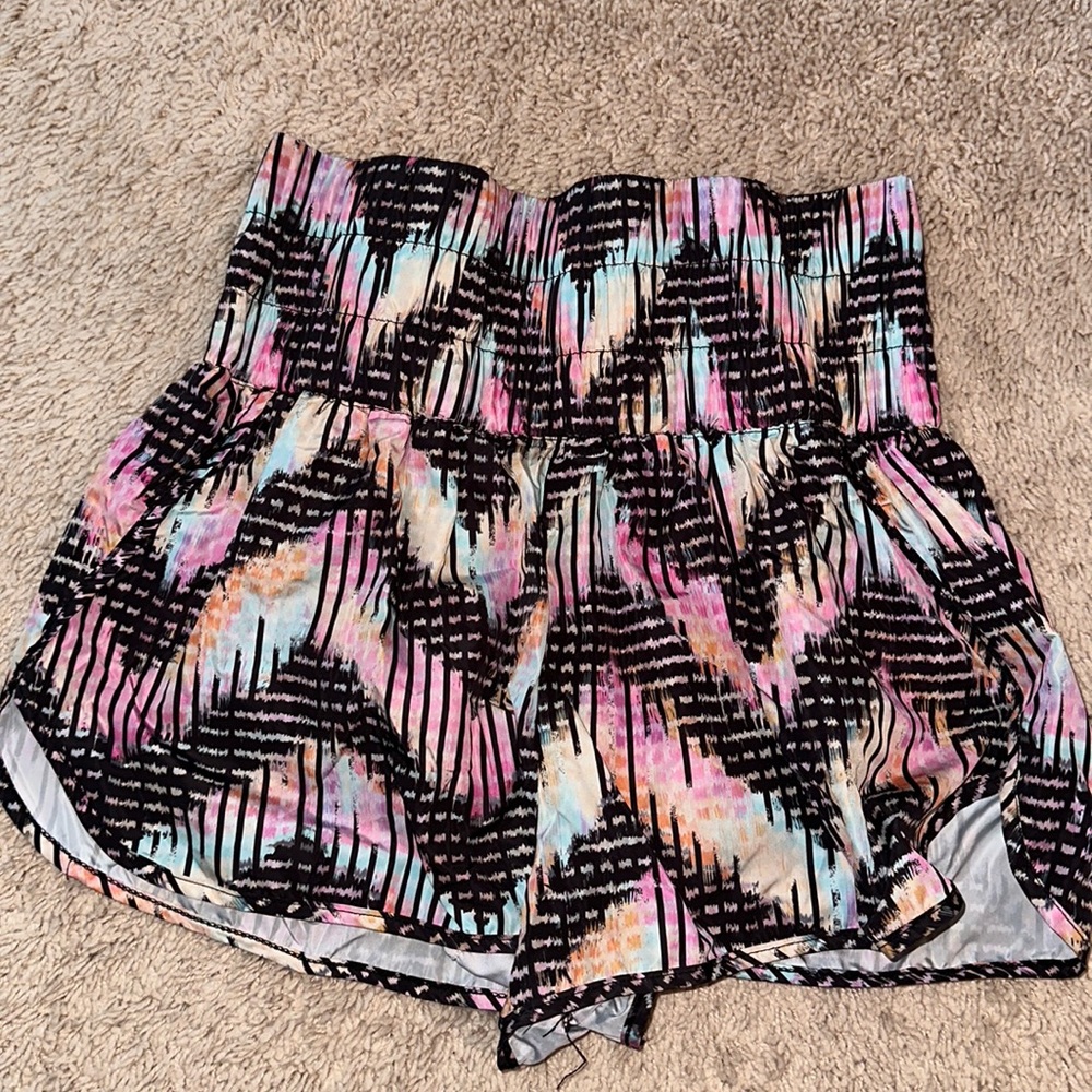 High waisted running shorts